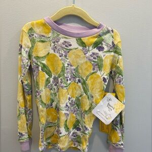 Burt’s Bees brand new Lemon and Floral Long Sleeve Shirt